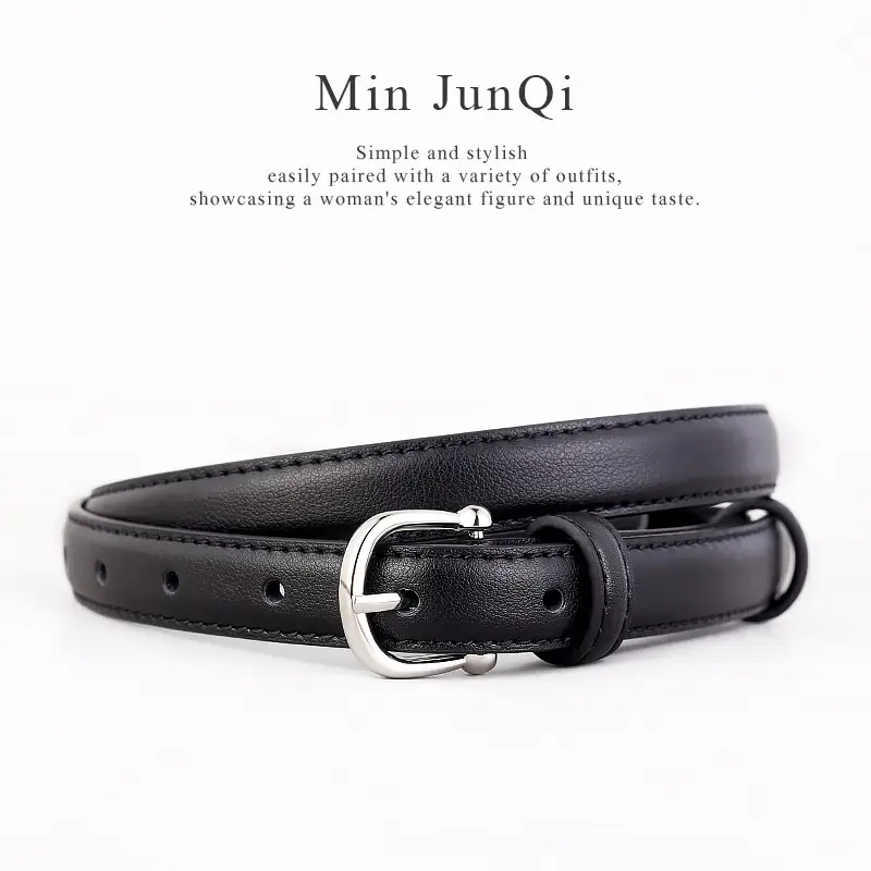 Women Genuine Leather Belt 100cm 2025 New Style