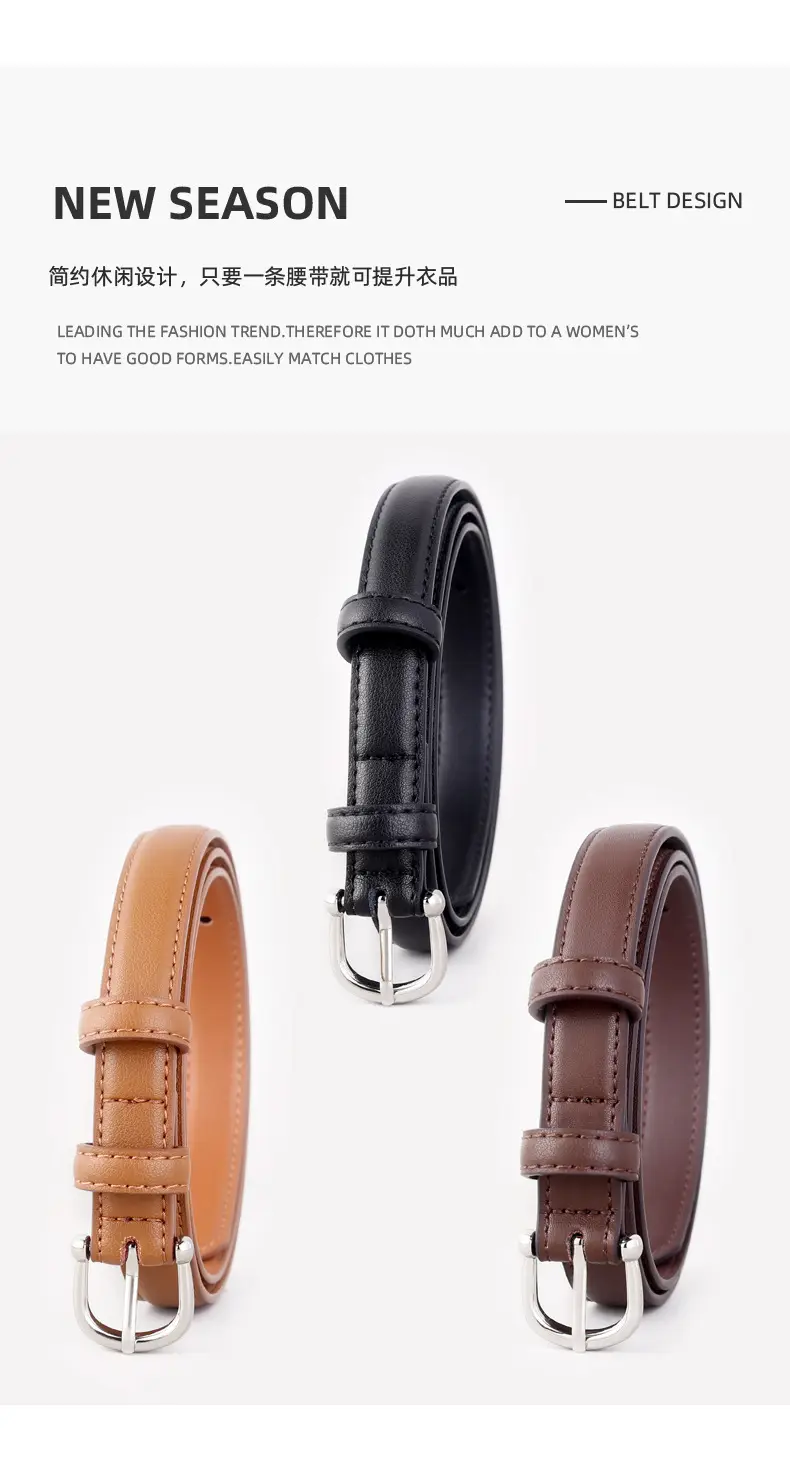 Women Genuine Leather Belt 100cm 2025 New Style — feature 30