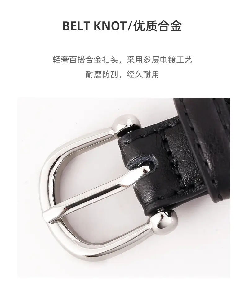Women Genuine Leather Belt 100cm 2025 New Style — feature 33