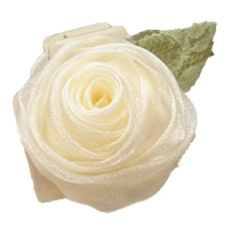 Super Gentle Pink Rose Grab Clip for Girls Spring 2024