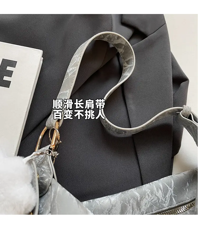 2025 Silver Metallic Shoulder Bag for Women — feature 16