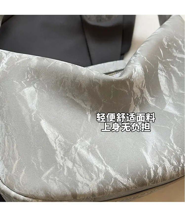 2025 Silver Metallic Shoulder Bag for Women — feature 17