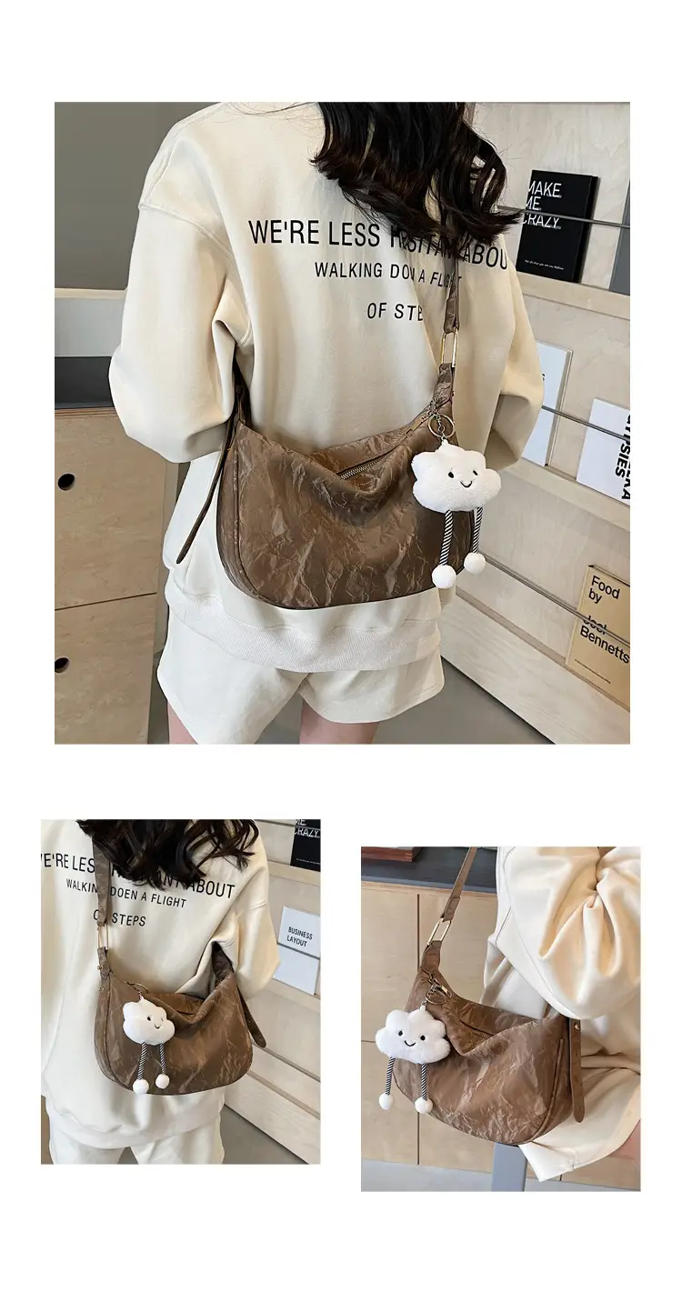 2025 Silver Metallic Shoulder Bag for Women — feature 21