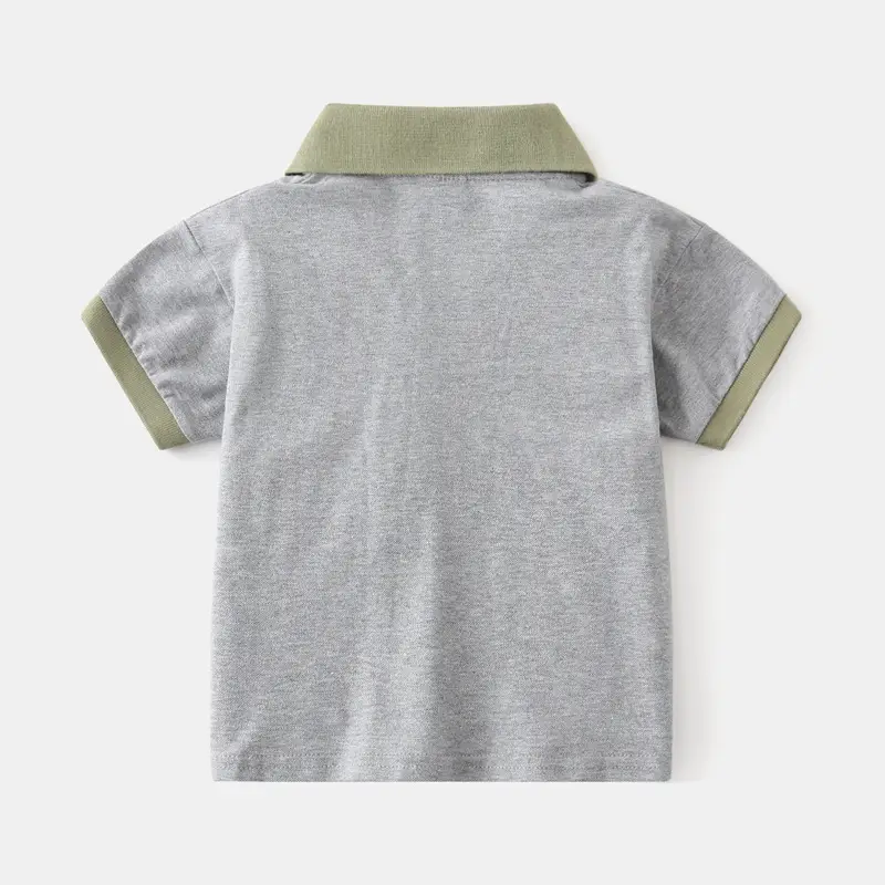 Children's Embroidered Polo T-Shirt Set of 3 — feature 4