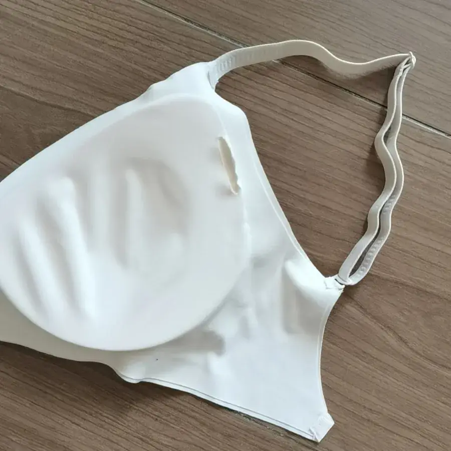 Women's U-Shape Cartoon Chest Underwear Large Cross Back