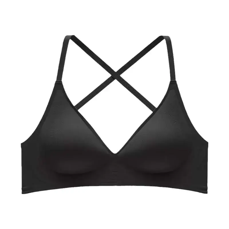 Women's U-Shape Cartoon Chest Underwear Large Cross Back