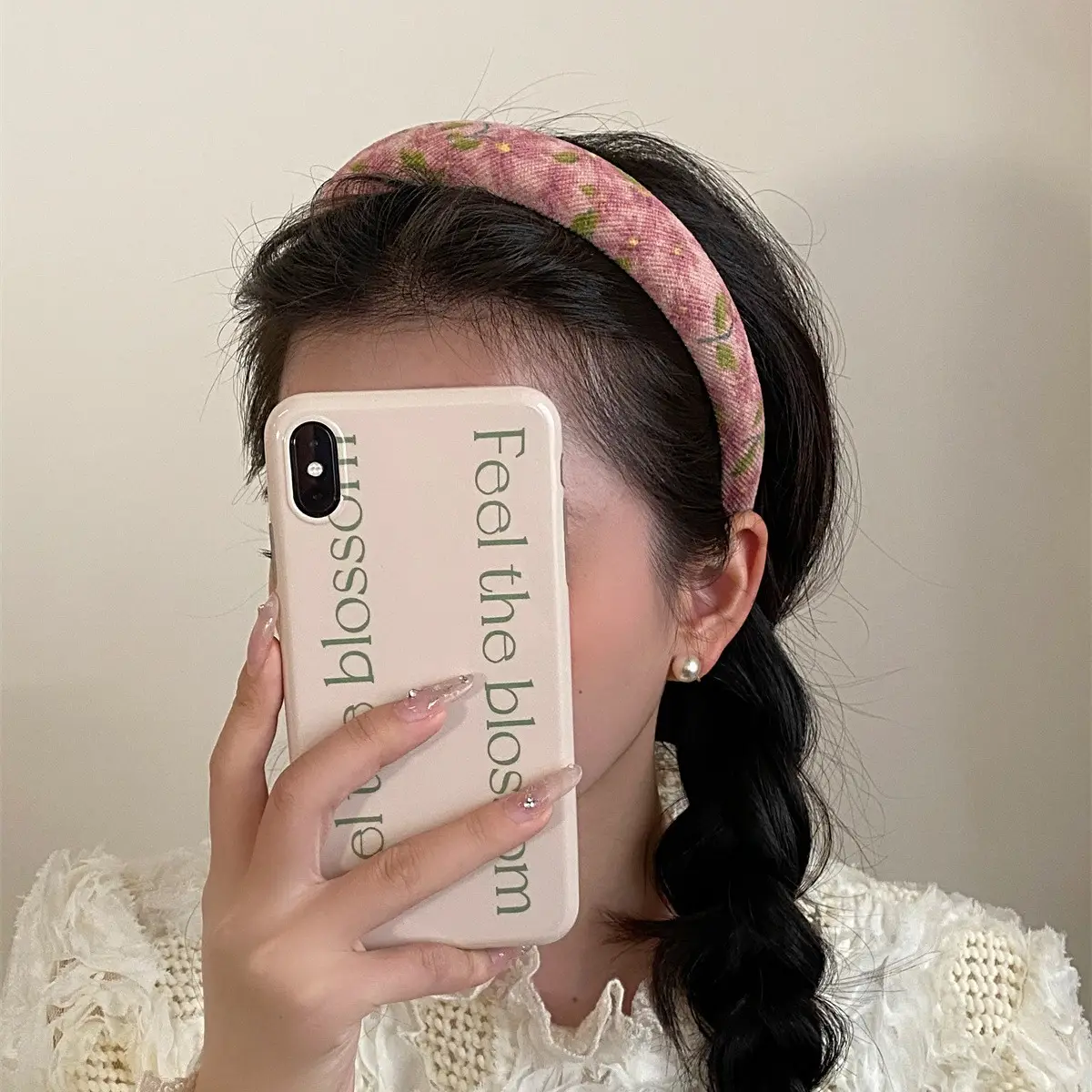 French Style Floral Hair Band for Women 2024 - Image 8