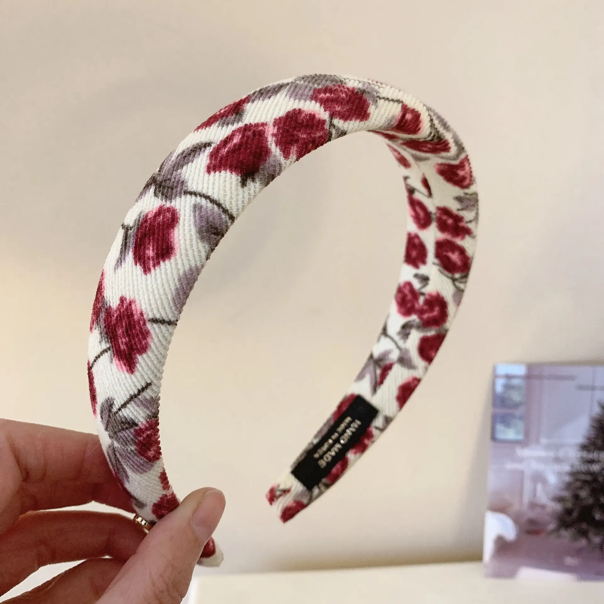 French Style Floral Hair Band for Women 2024 - Image 2