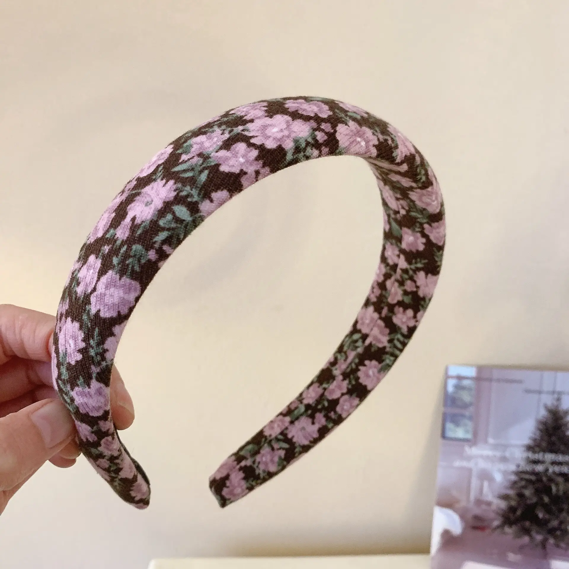 French Style Floral Hair Band for Women 2024 - Image 3