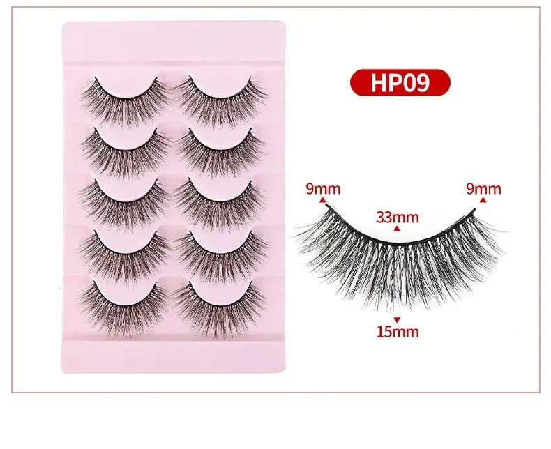 Cross-Border False Eyelashes Thick Realistic Transparent Stems — feature 8