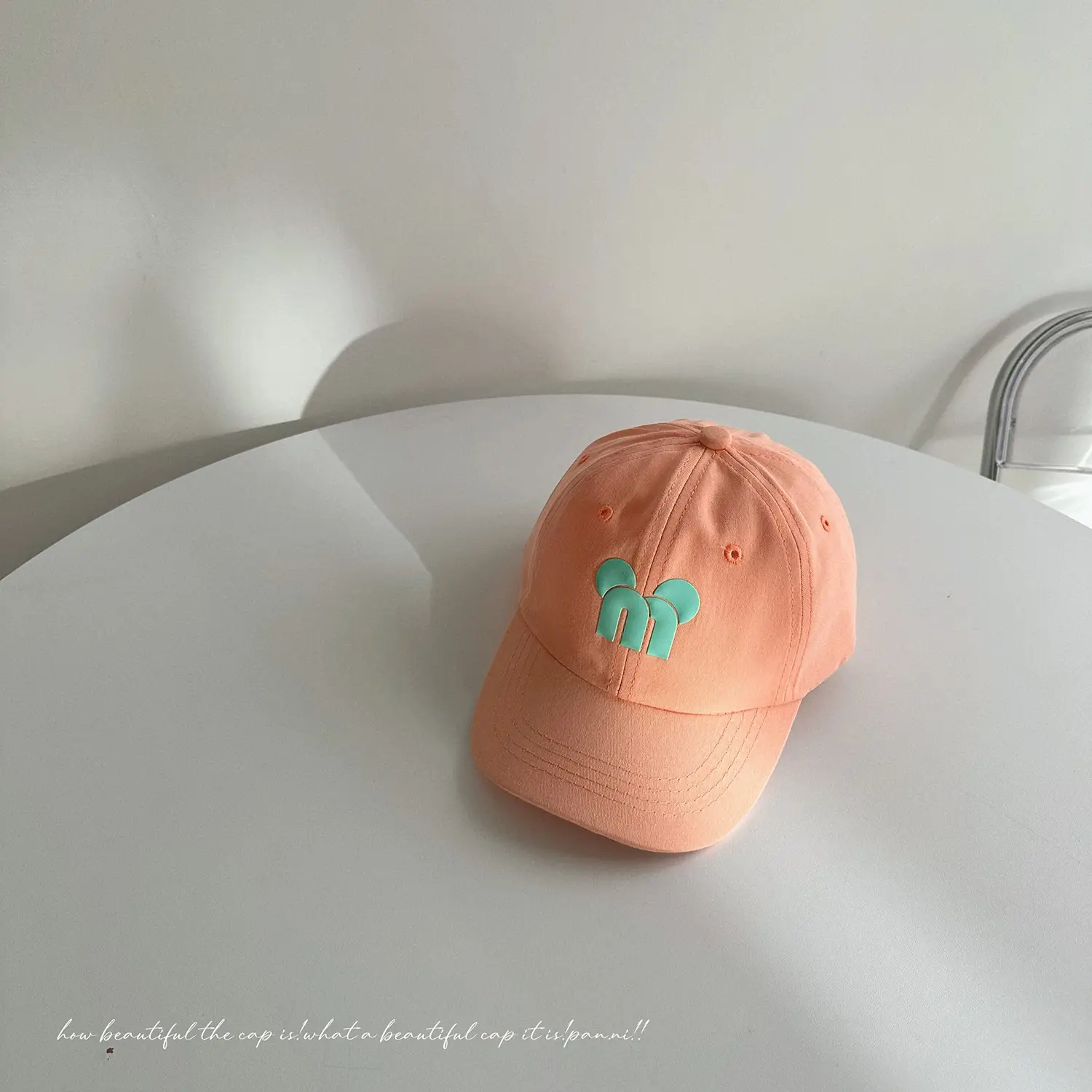 Dopamine Color Letter Big Ear Cap for Boys Girls — feature 31