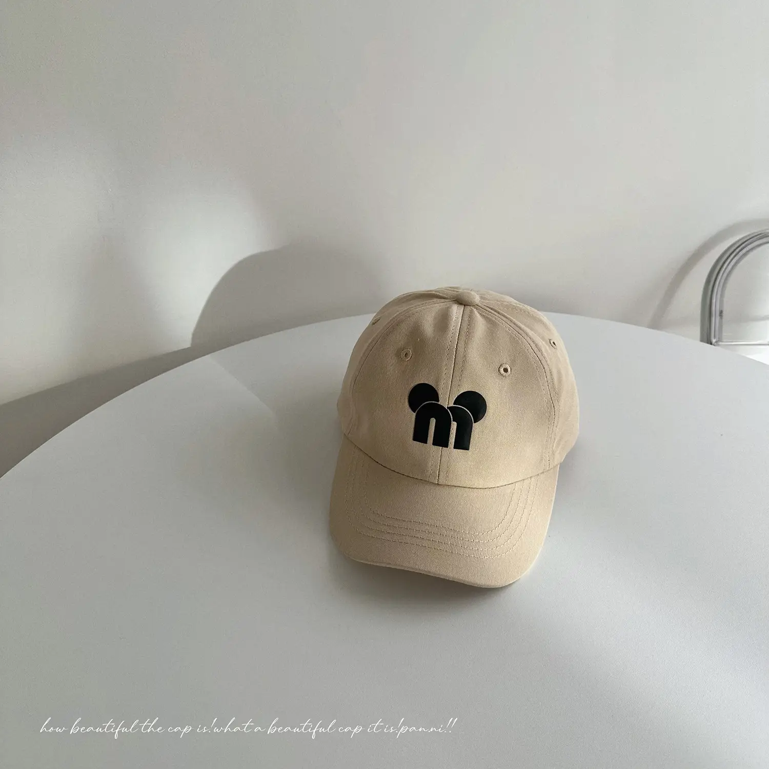Dopamine Color Letter Big Ear Cap for Boys Girls — feature 32