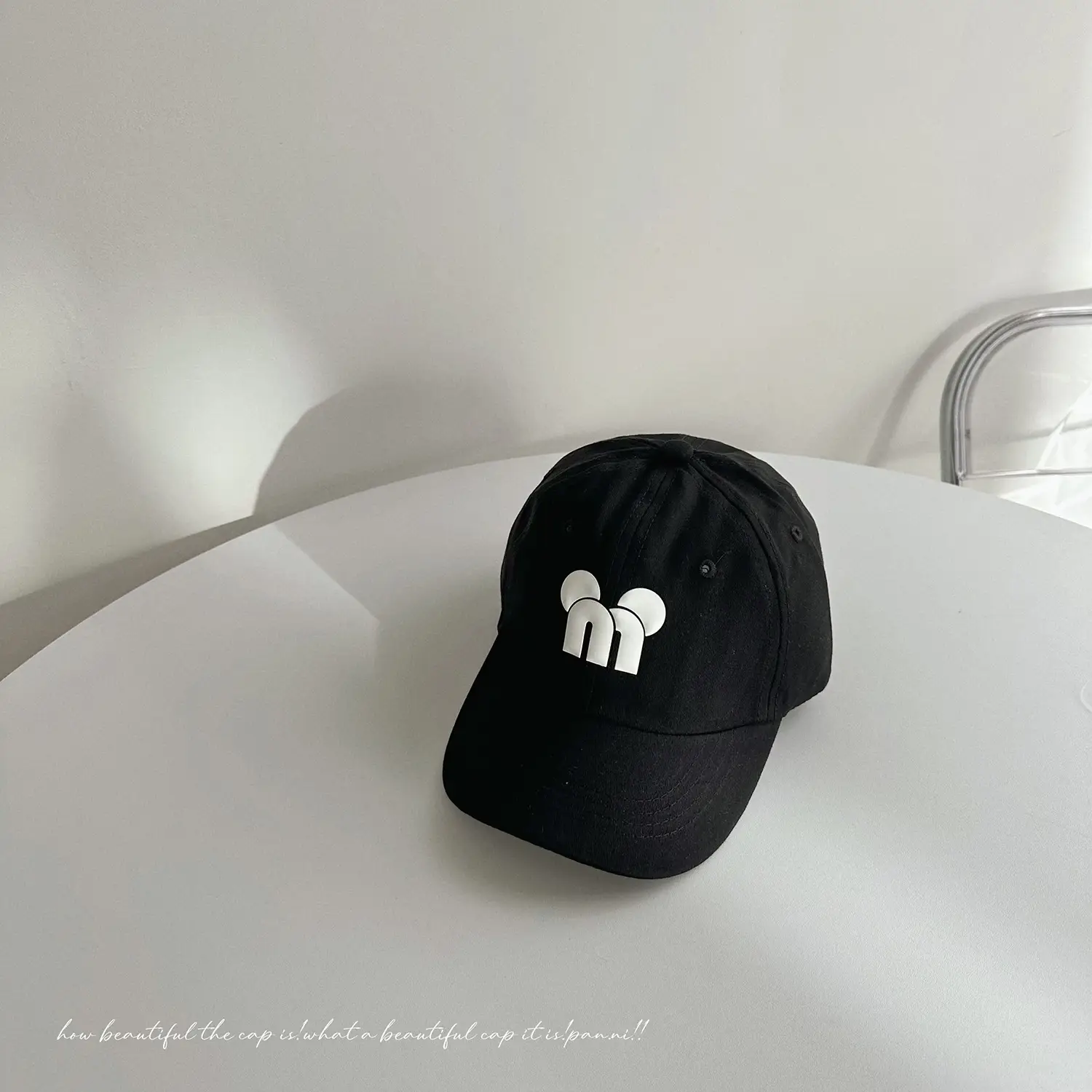 Dopamine Color Letter Big Ear Cap for Boys Girls - Image 2