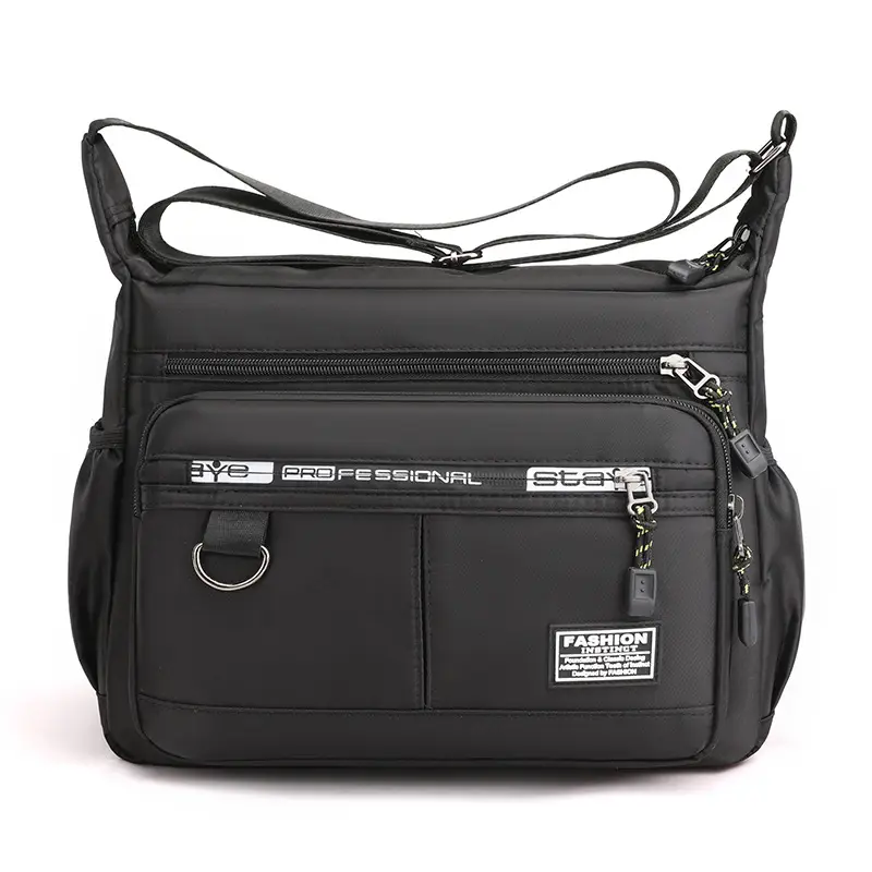 Men's Waterproof Business Shoulder Bag 5 Pockets Green - Image 6