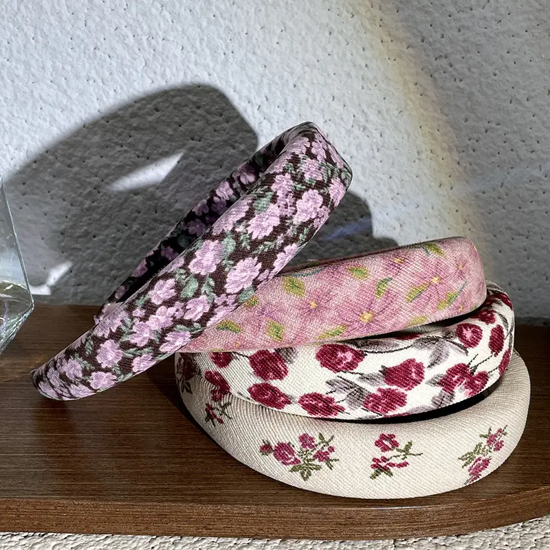 French Style Floral Hair Band for Women 2024 - Image 6