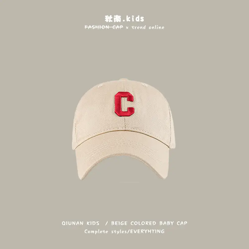 Qiunan Kids Blue Baseball Cap with P Logo - Image 2
