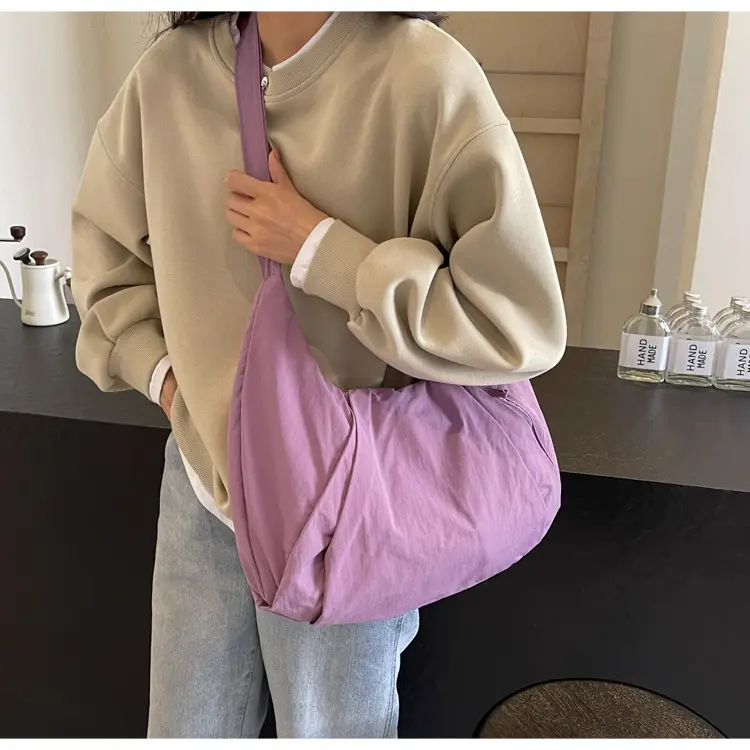 Purple Nylon Crossbody Bag for Women — feature 16