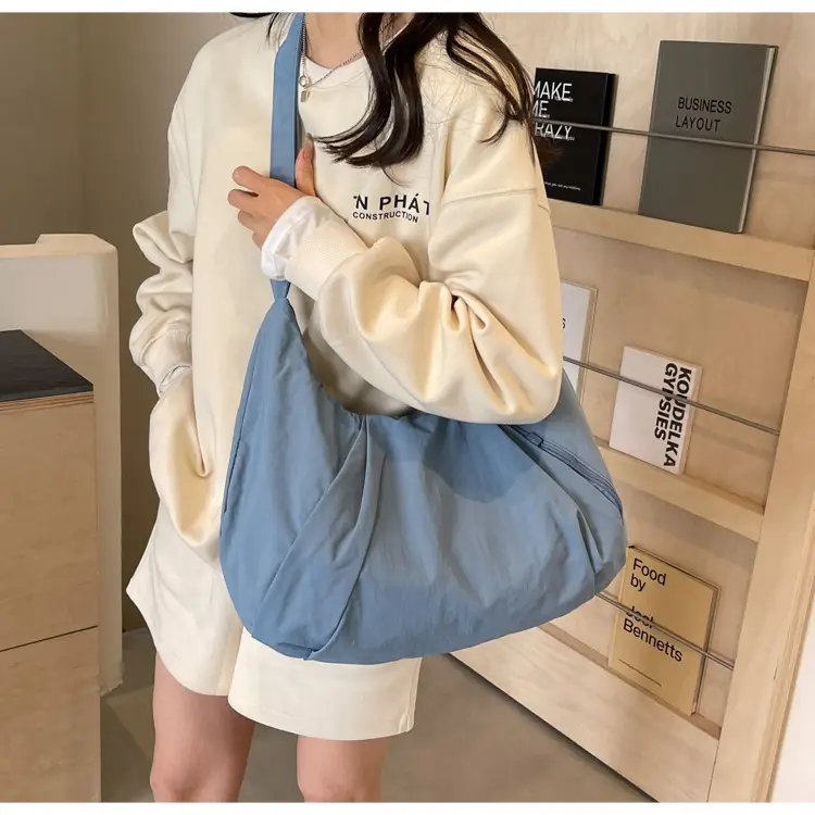 Purple Nylon Crossbody Bag for Women — feature 28