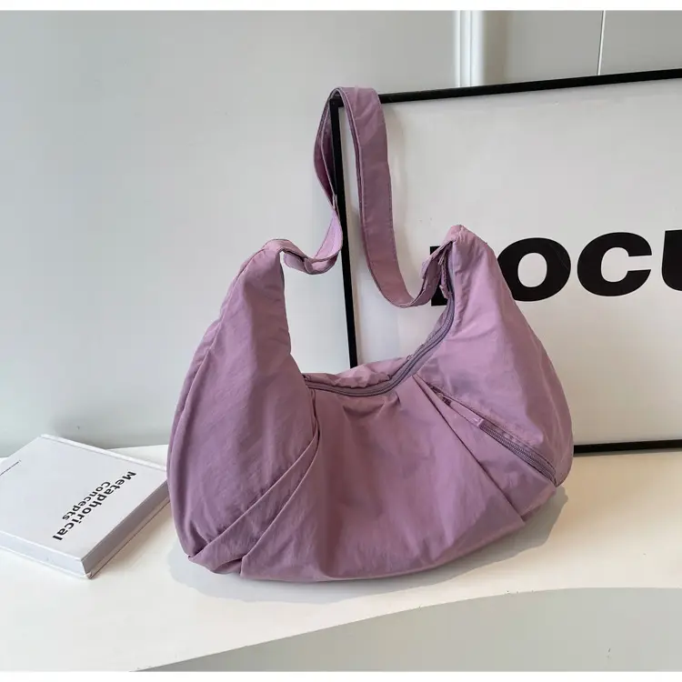 Purple Nylon Crossbody Bag for Women — feature 30