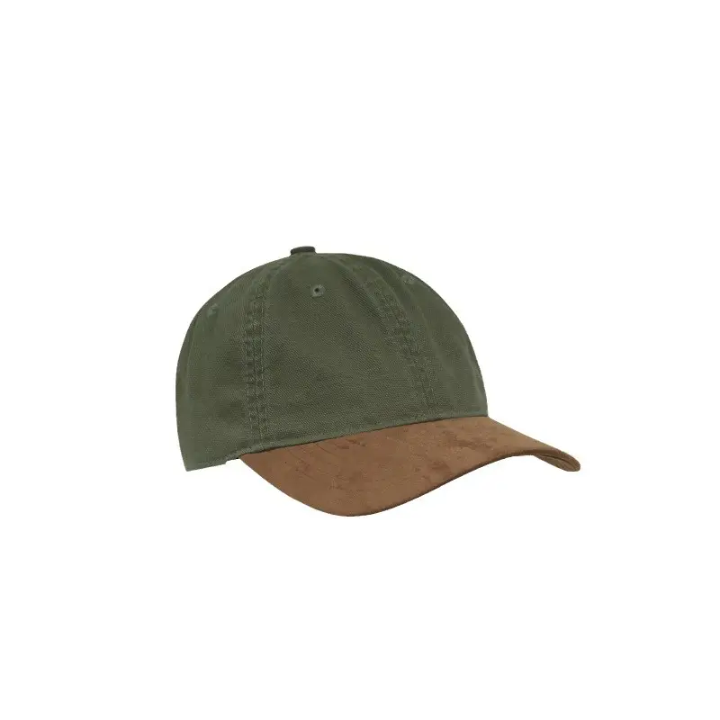 Japanese Suede Cap Women Men Summer Brown - Image 6