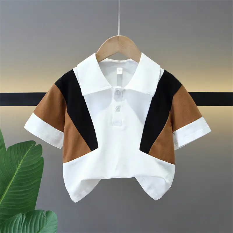 Boys Polo Shirt Short Sleeve Cotton Summer 2025 - Image 2