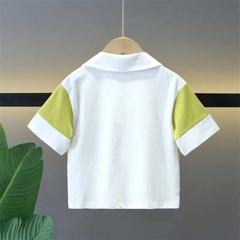 Boys Polo Shirt Short Sleeve Cotton Summer 2025 - Image 4