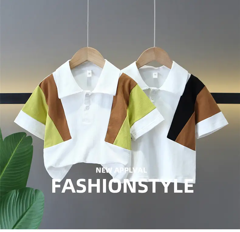 Boys Polo Shirt Short Sleeve Cotton Summer 2025 β feature 1