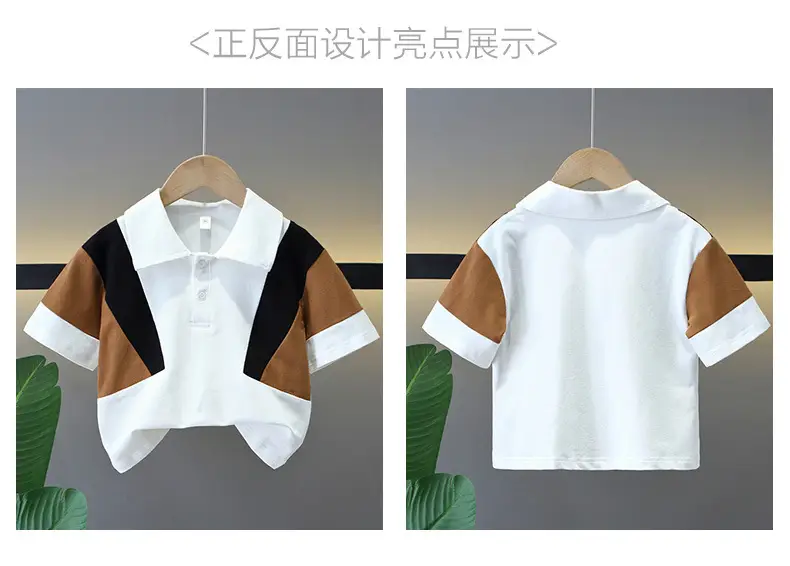 Boys Polo Shirt Short Sleeve Cotton Summer 2025 β feature 2