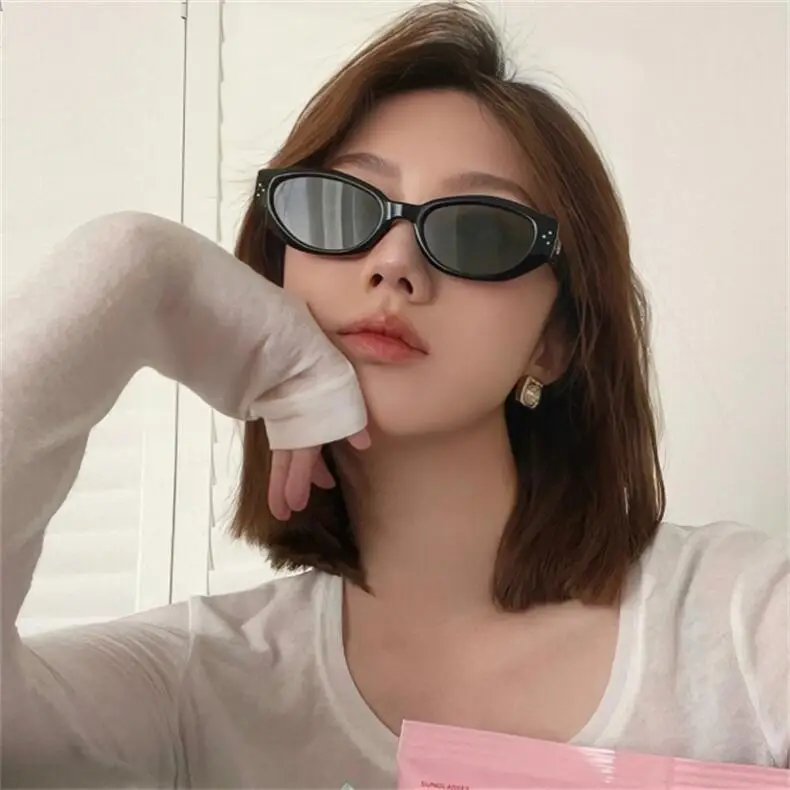 Women Anti-UV Sunglasses Korean Style Red Choker - Image 7