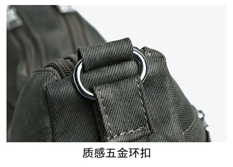 Retro Green Shoulder Bag for Women with 5 Pockets — feature 35