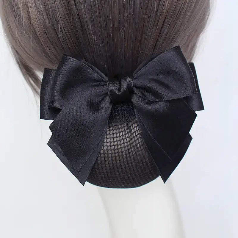 Pink Bow Hairnet for Women Hospital Use — feature 2