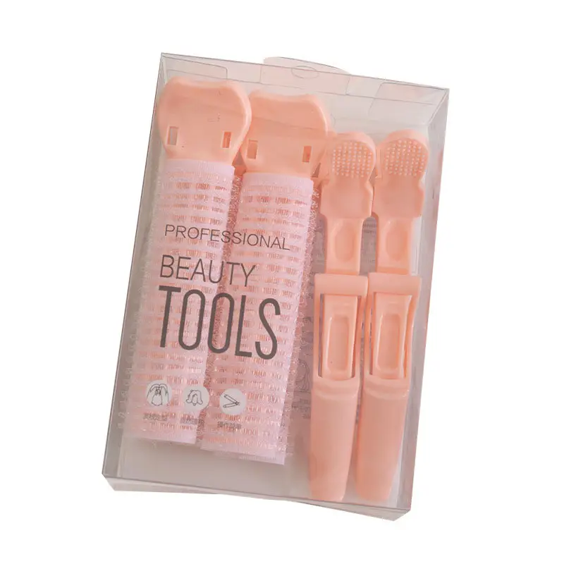 4 Pcs Professional Hair Tools Set Pink - Image 8