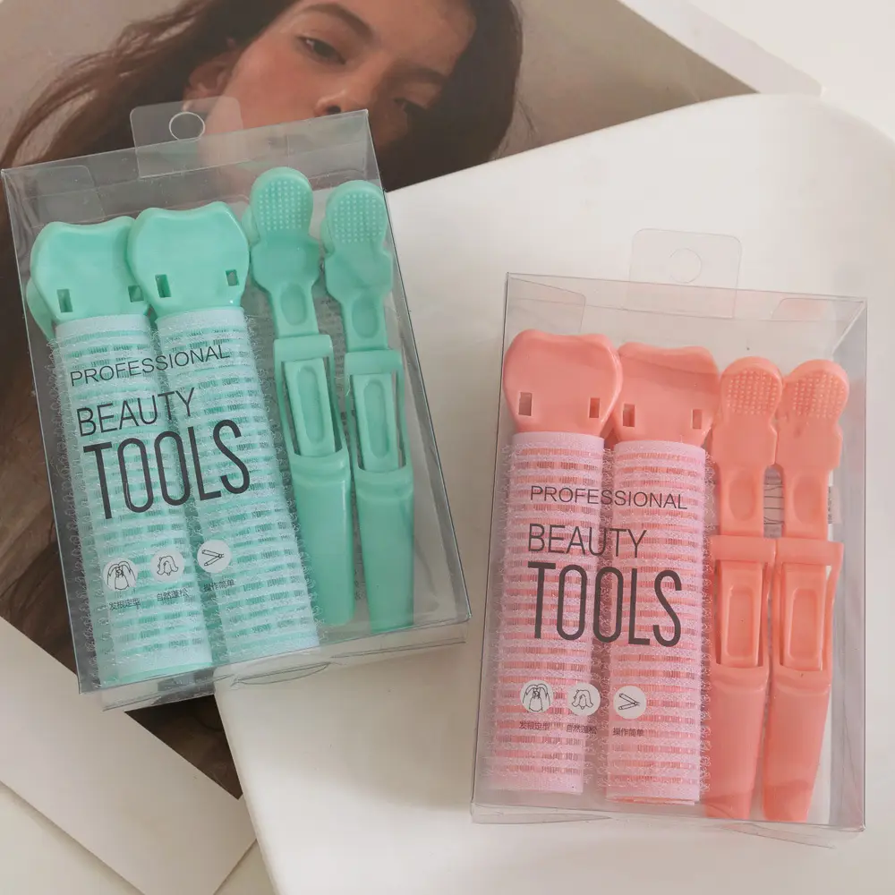 4 Pcs Professional Hair Tools Set Pink — feature 10