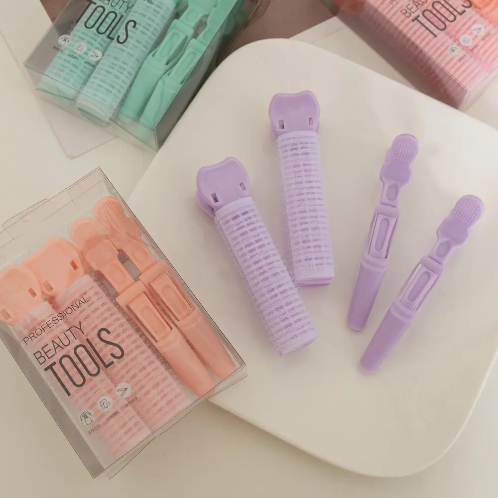 4 Pcs Professional Hair Tools Set Pink — feature 13