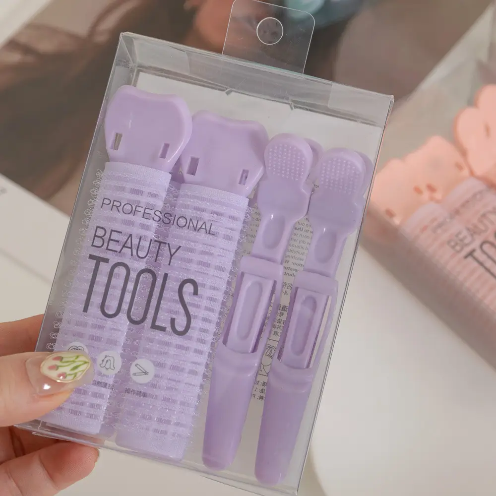 4 Pcs Professional Hair Tools Set Pink — feature 14