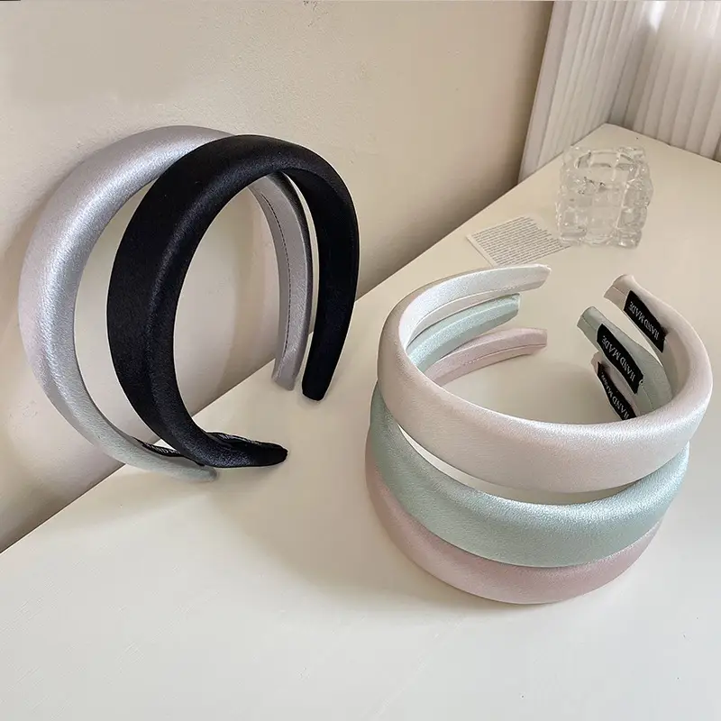French Style Satin Hair Hoop Women's 2024 New - Image 7