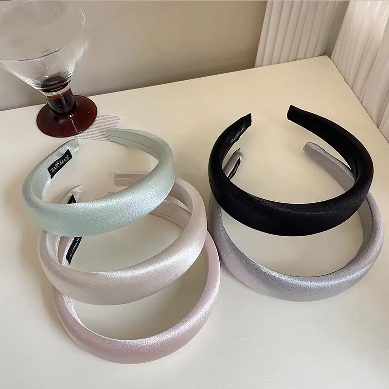 French Style Satin Hair Hoop Women's 2024 New - Image 8