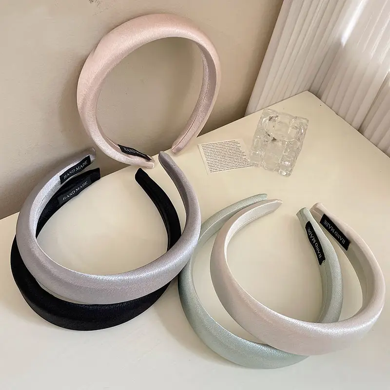 French Style Satin Hair Hoop Women's 2024 New - Image 9