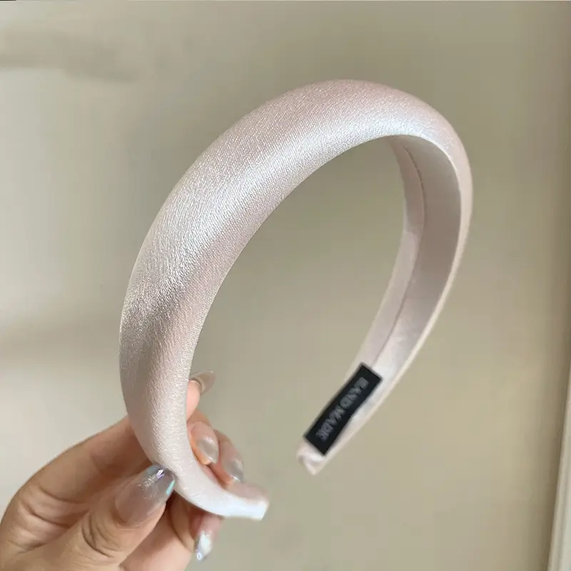 French Style Satin Hair Hoop Women's 2024 New - Image 3