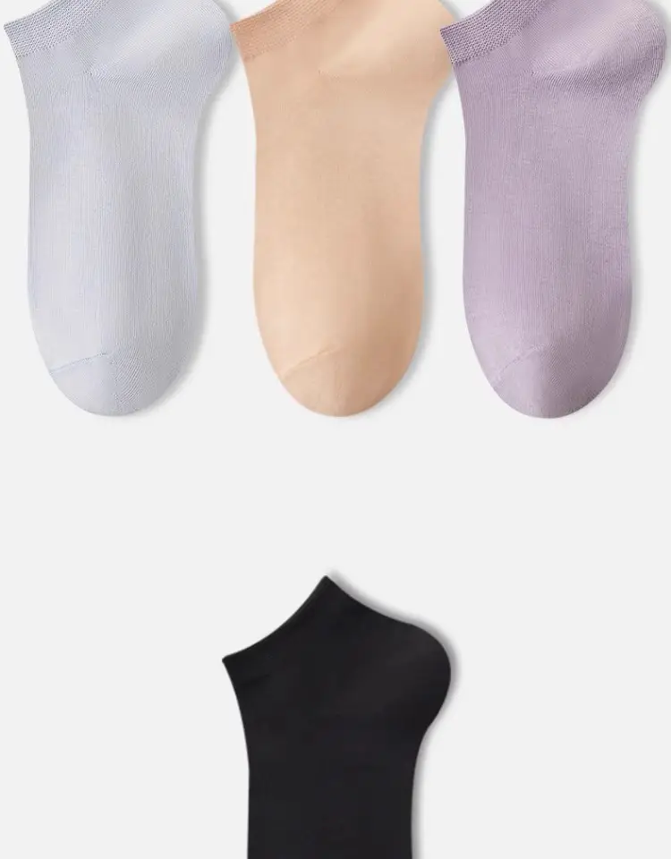 Zhuji Socks Boat Socks Women's Shallow Mouth Invisible Socks with Breathable Sweat Absorbing Thin Short Socks Cotton Solid Color Short Socks — feature 18