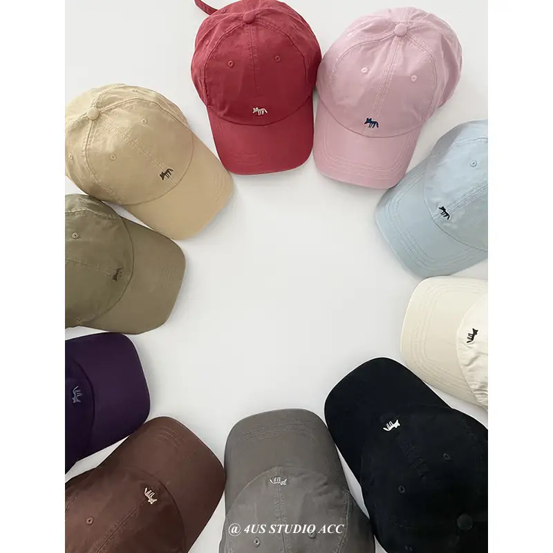 Women's Black Cartoon Cap 2024 Spring Summer - Image 12