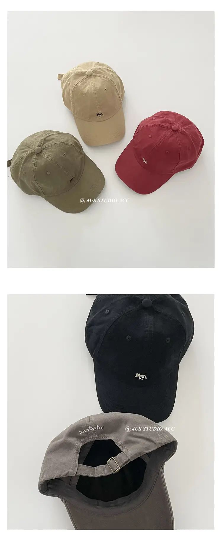 Women's Black Cartoon Cap 2024 Spring Summer — feature 3