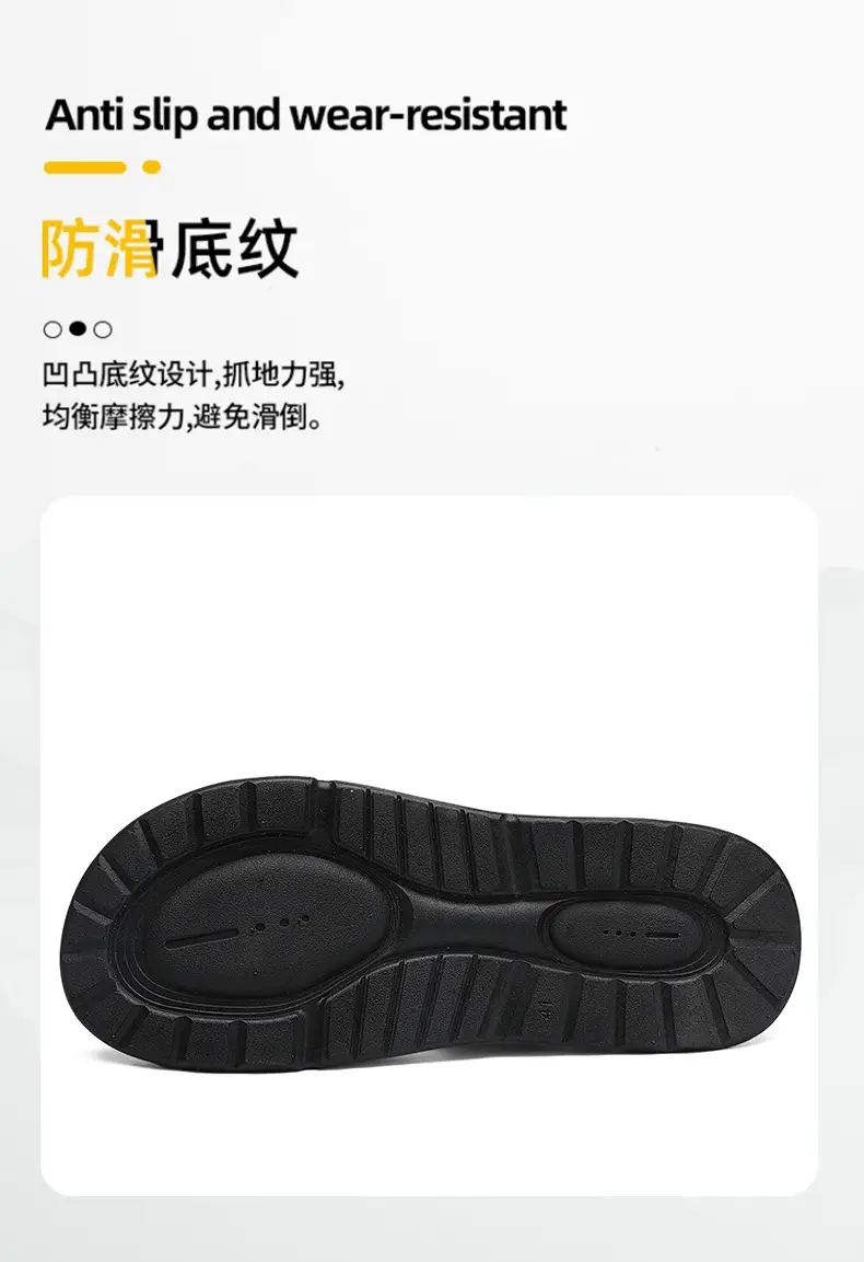 Summer men's flip-flops wholesale outdoor leisure beach sandals men's non-slip wear-resistant flip-flops — feature 5