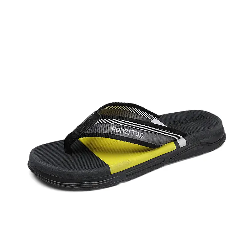 Summer men's flip-flops wholesale outdoor leisure beach sandals men's non-slip wear-resistant flip-flops - Image 3
