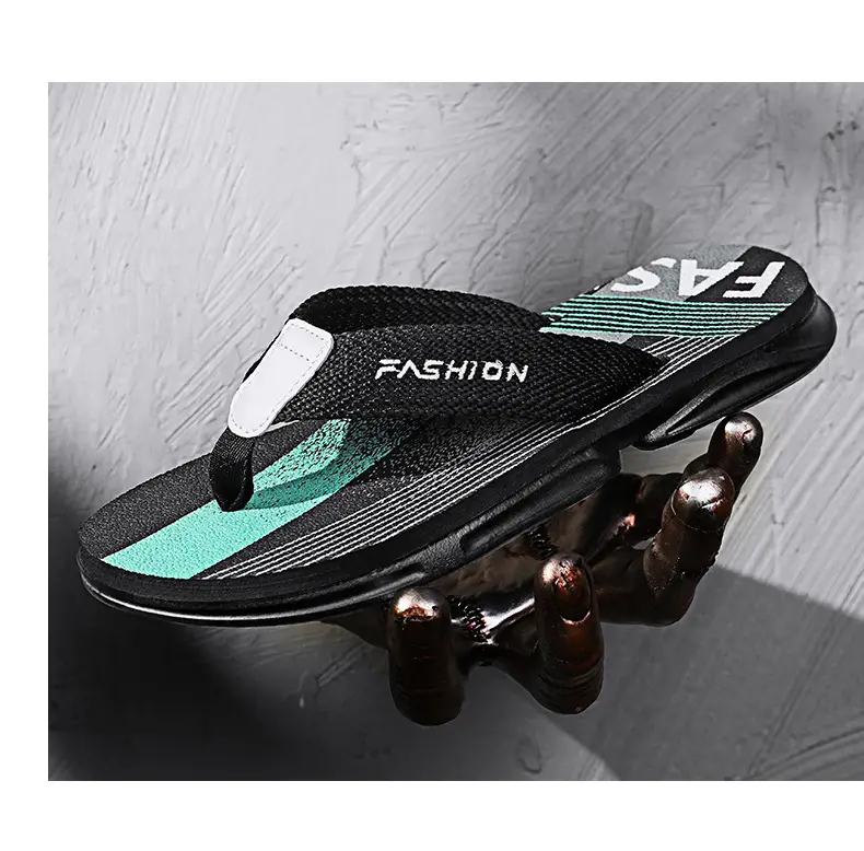 Men's New Arrival Black Orange Slip-On Sandals Vietnam — feature 20