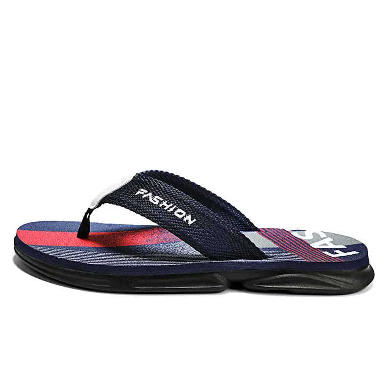 Men's New Arrival Black Orange Slip-On Sandals Vietnam - Image 3