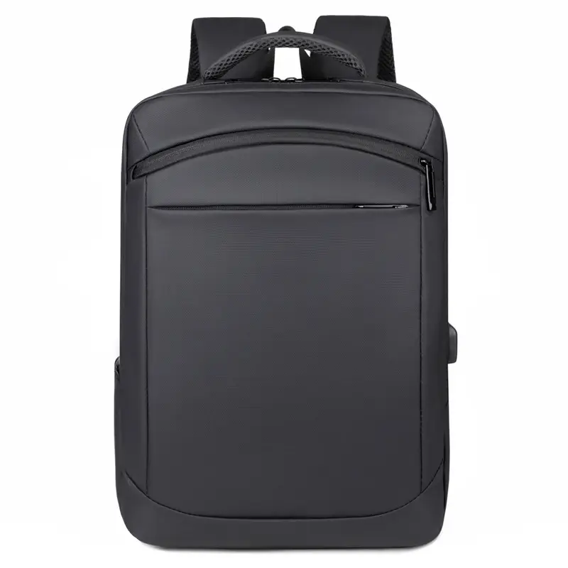 Business Backpack High-grade Solid Color Large Capacity Backpack Commuter Laptop Men's Laptop Bag Cross-border