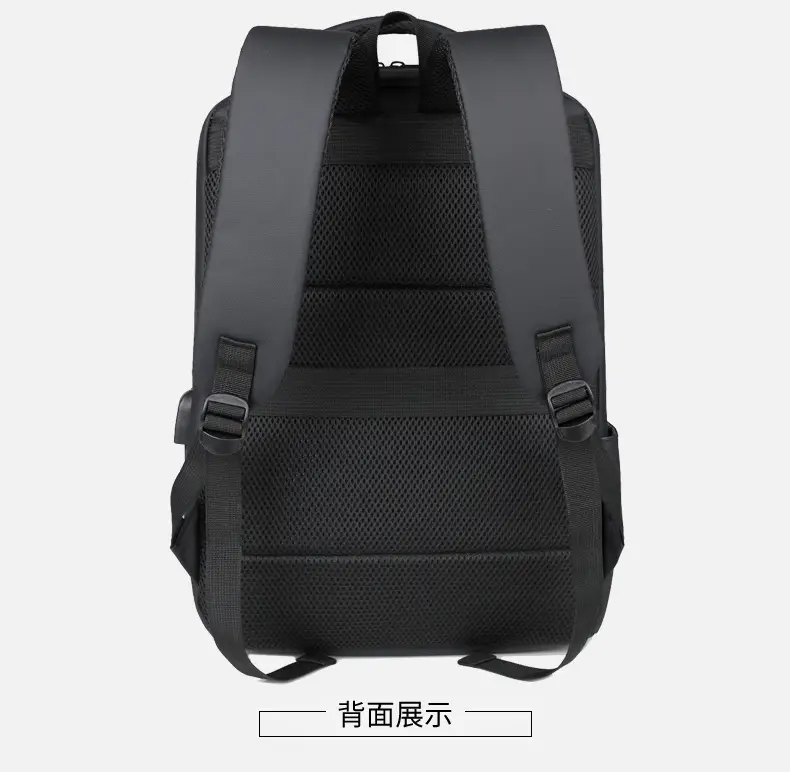Business Backpack High-grade Solid Color Large Capacity Backpack Commuter Laptop Men's Laptop Bag Cross-border — feature 29