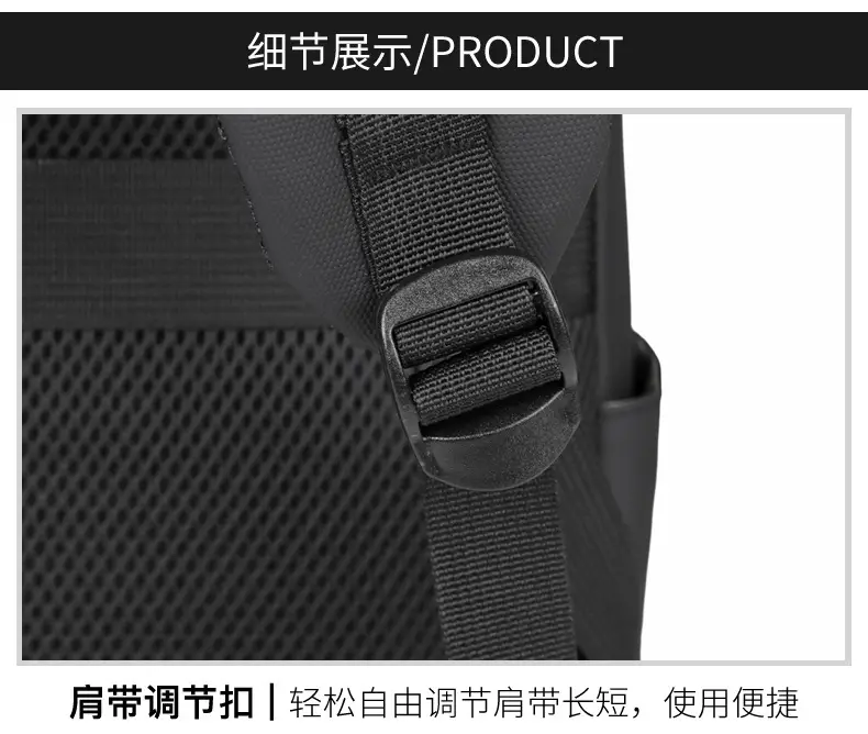 Business Backpack High-grade Solid Color Large Capacity Backpack Commuter Laptop Men's Laptop Bag Cross-border — feature 31