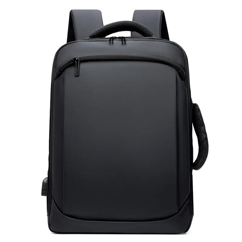 Business Backpack High-grade Solid Color Large Capacity Backpack Commuter Laptop Men's Laptop Bag Cross-border